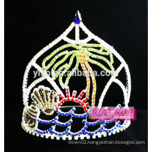 delicated crystal summer holiday beach tiara